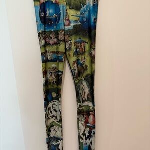 Fine Art Print Leggings - Bosch's Garden of Earthly Delights